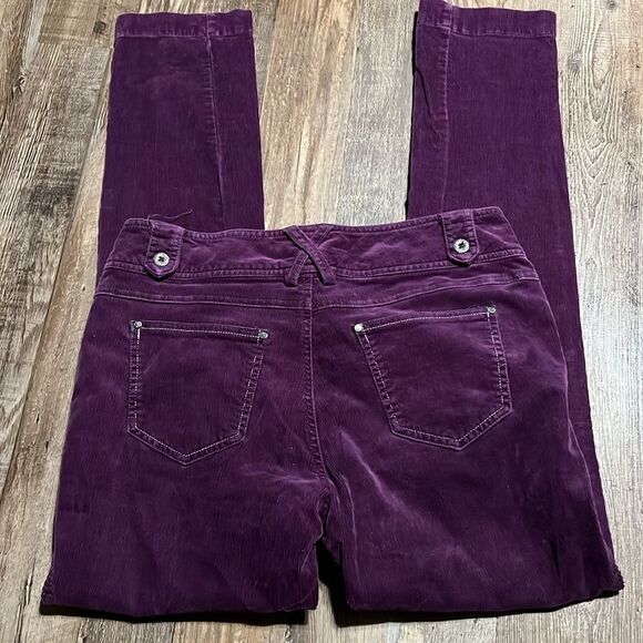 Aventura — organic cotton fabric  purple jeans size 6 - Picture 5 of 15